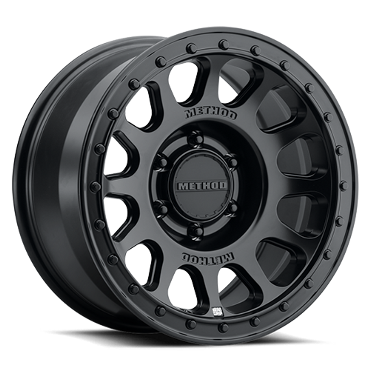 Method MR709 HD Bead Grip 17x 8.5in / ET0 / 6x5.5 BP / 106.25mm Bore - Black Wheel - MR70978560500H