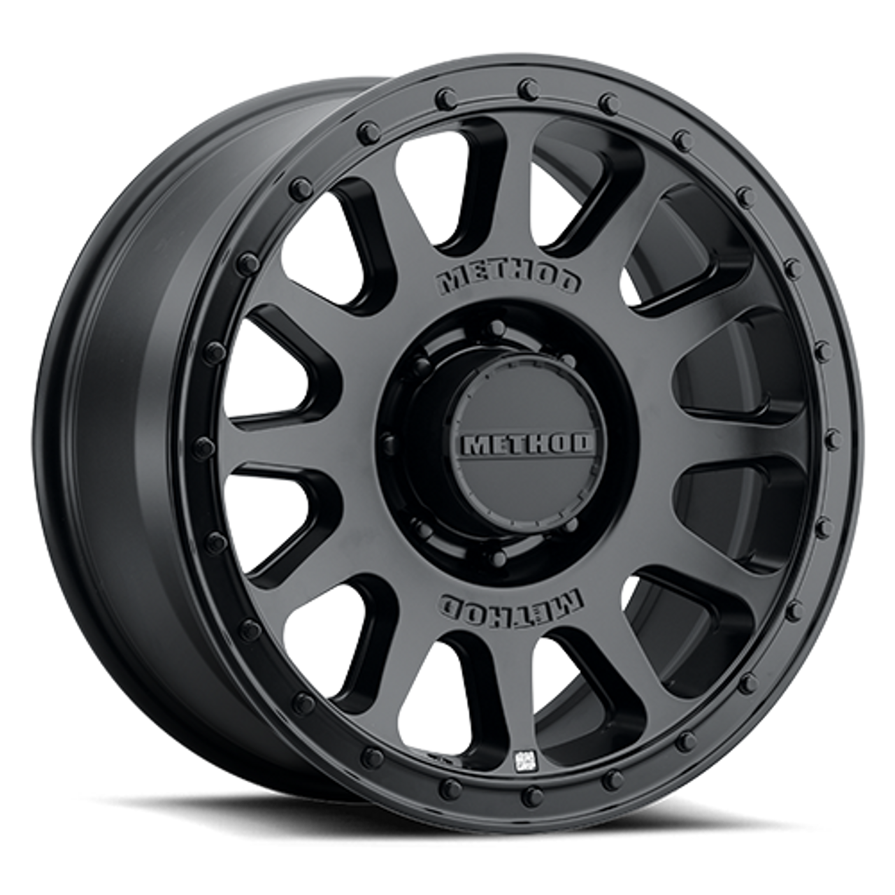 Method MR709 HD Bead Grip 18x 9in / ET12 / 8x6.5 BP / 121.3mm Bore - Black Wheel - MR70989080512H