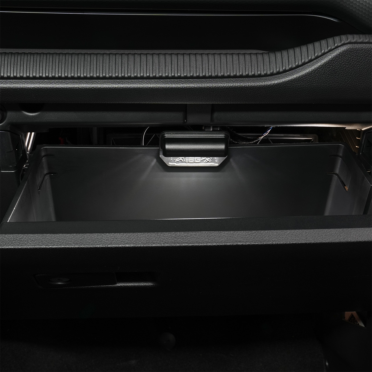 IAG Off-Road Glove Box Light For 2024+ Ford Ranger/Ranger Raptor - Installed