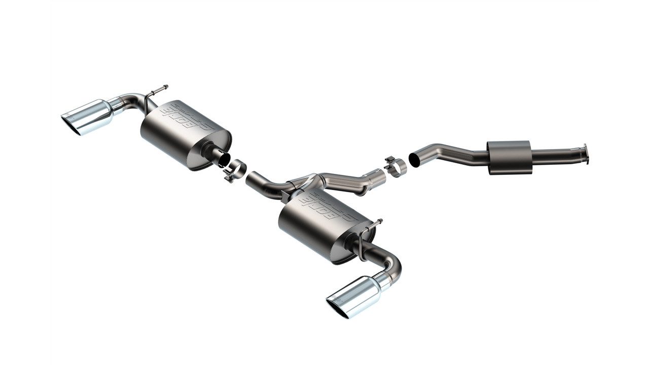 Borla 19-25 Toyota RAV4 Hybrid 2.25 S-Type Cat Back Exhaust - 141010 Borla 19-25 Toyota RAV4 Hybrid 2.25 S-Type Cat Back Exhaust - 141010