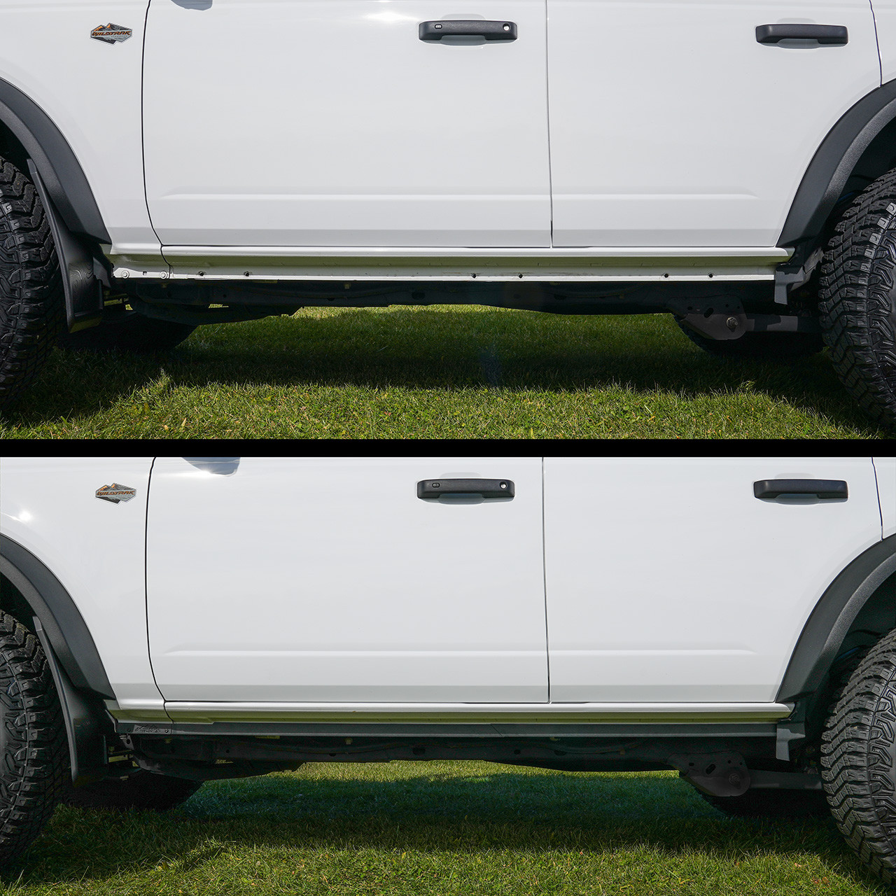 IAG Pinch Weld Covers - Before After