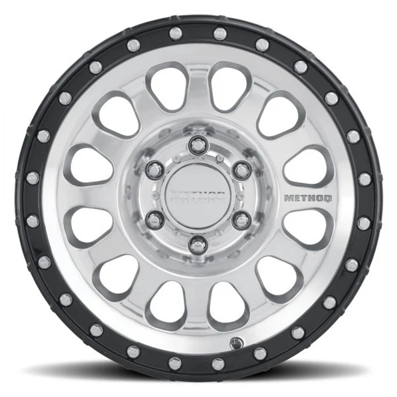 Method MR315 18x9 +18mm Offset 8x170 130.81mm CB Polished Wheel - Gloss Black Lip - MR315890871718