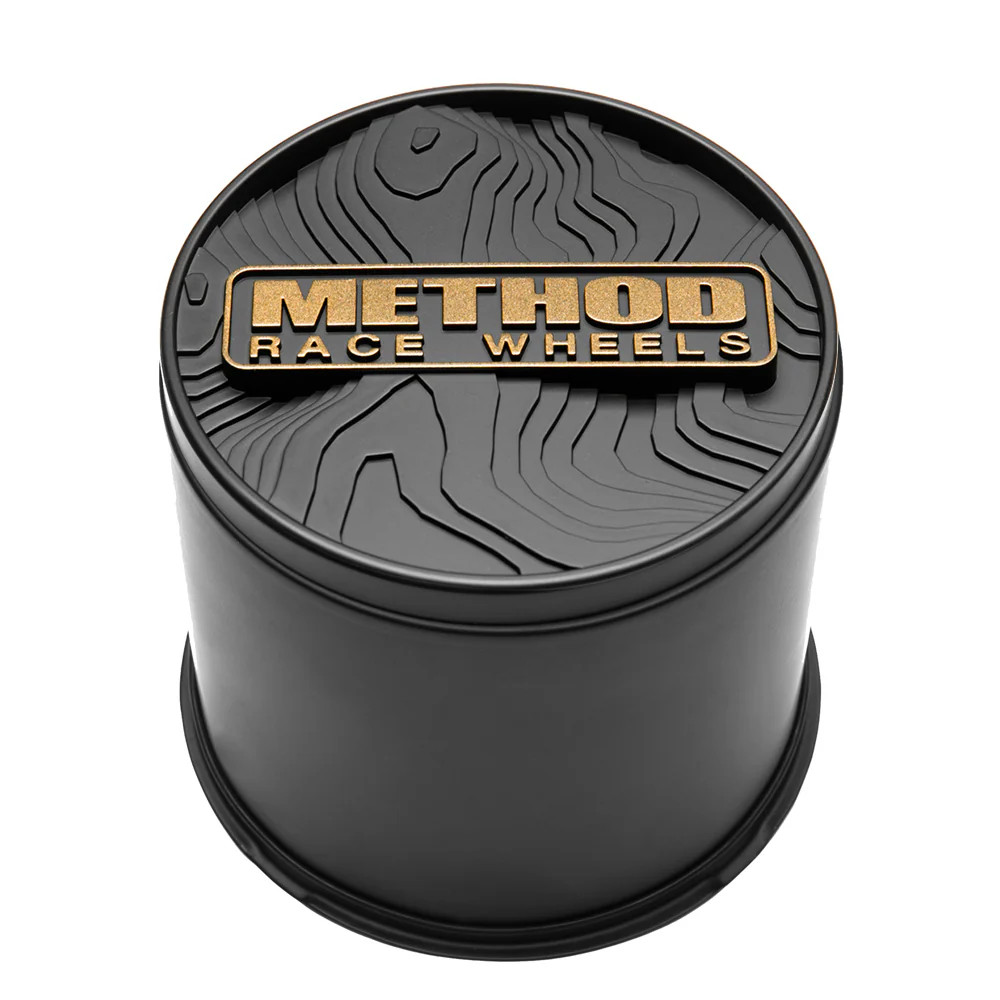 Method Wheels Center Cap TOPO Push-Through - Bronze - CP-TOPO93P-BZ