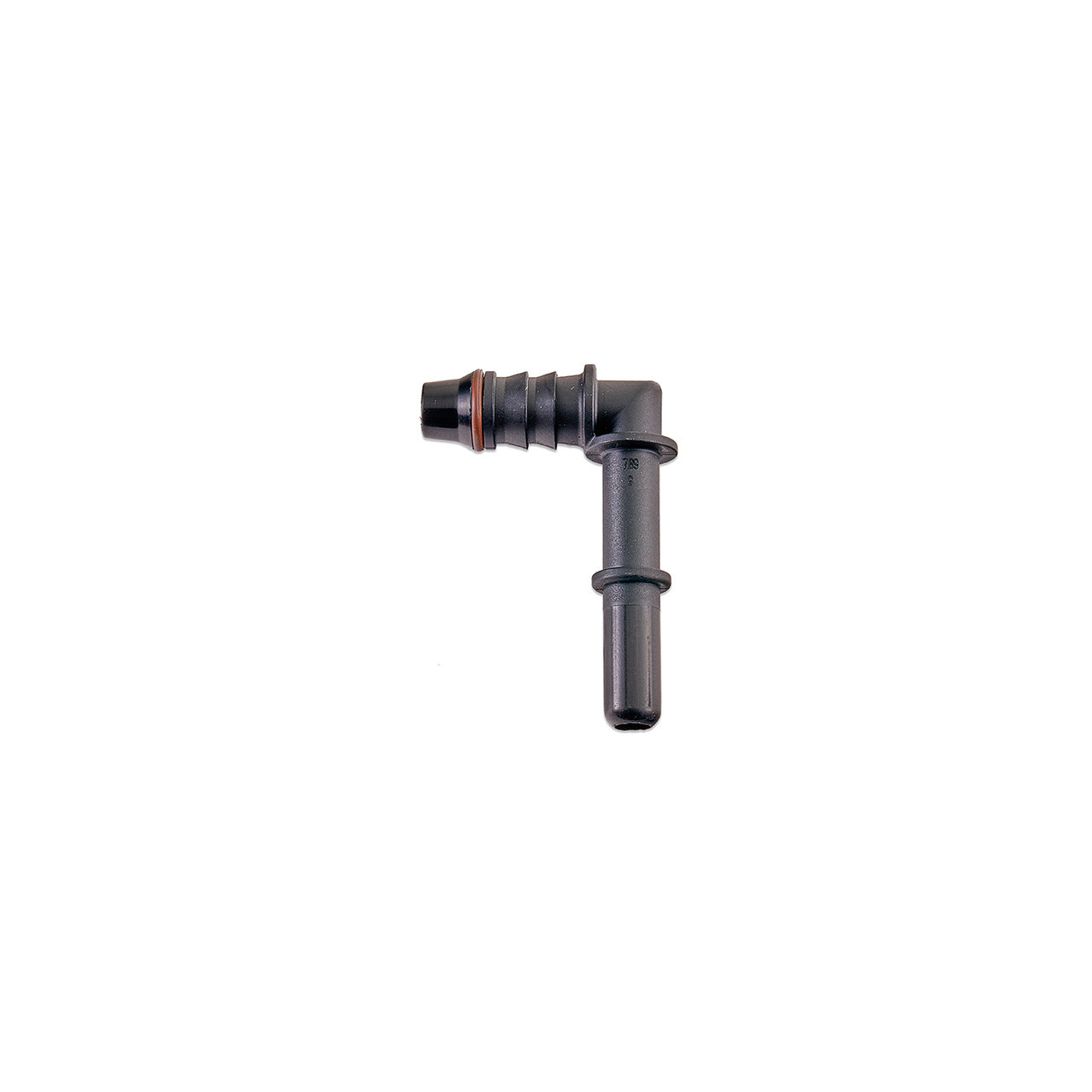 IAG 5/16" SAE Quick Connect Male to 8mm Hose Barb Right Angled (90 degrees) - Angle 1