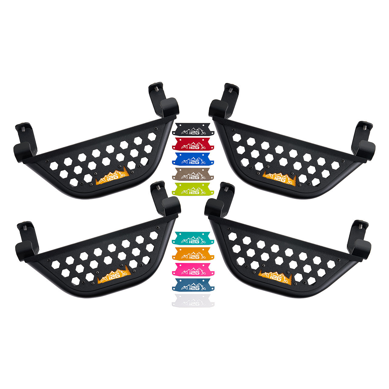 IAG V1 EZ-Step Add-on for 2021+ Ford Bronco 4 Door - Parts Layout