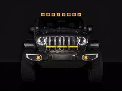 Diode Dynamics Jeep 2018 SS30 Bumper LED Kit Sport White Combo ABL - DD8718