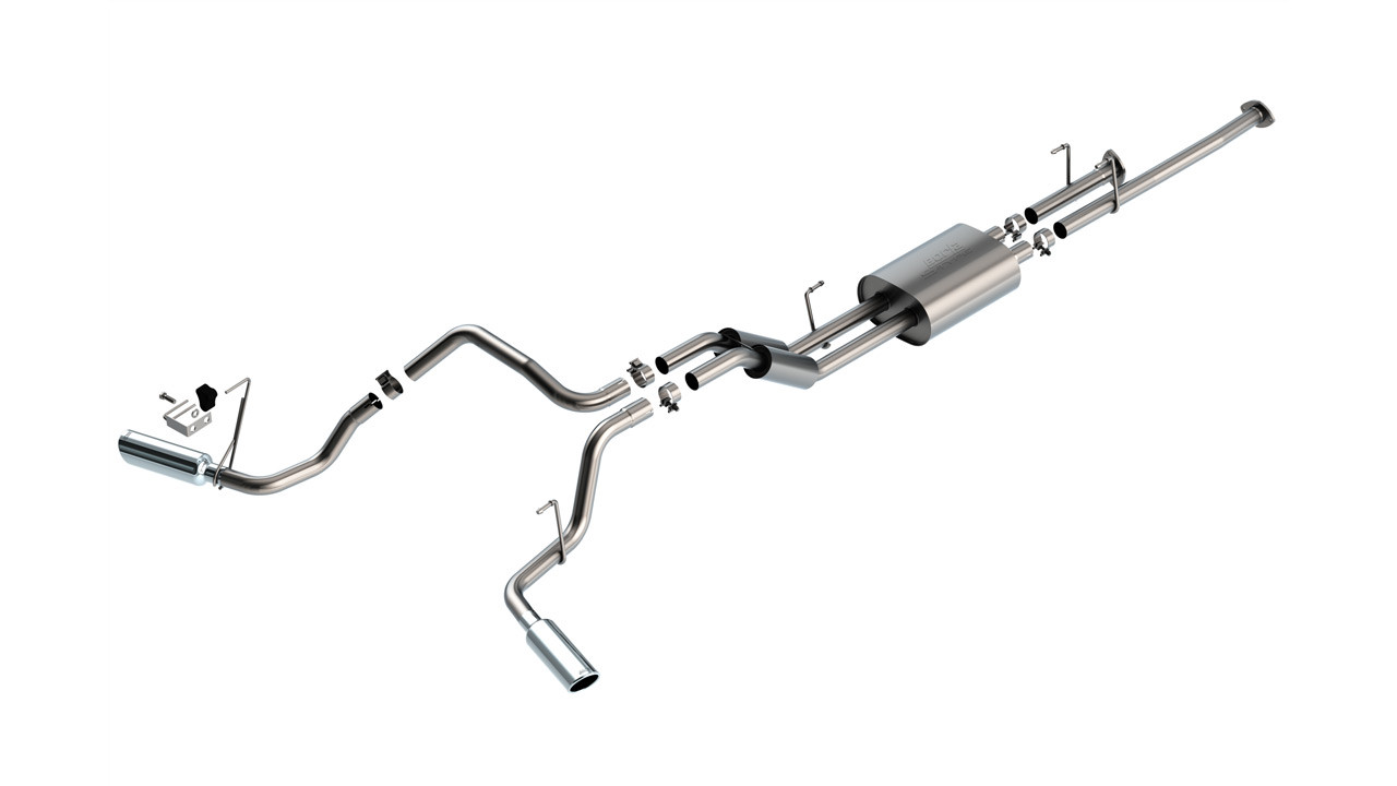 Borla 09-21 Toyota Tundra 5.7L S-Type Cat-Back Exhaust - 4in Stainless Tips - 141023