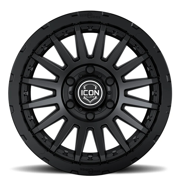ICON Recon Pro 18x9 6 x 5.5 25mm Offset 6in BS 95.1mm Bore Satin Black Wheel - 23618909060SB