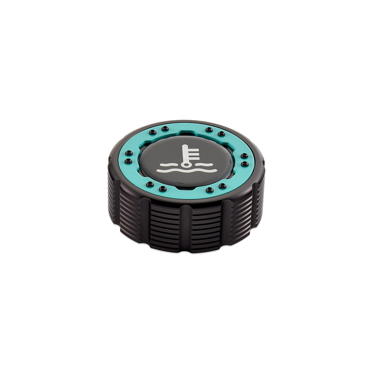 IAG Off-Road Beadlock Coolant Cap For 2021+ Ford Bronco, 15+ F-150, 19+ Ranger - Teal