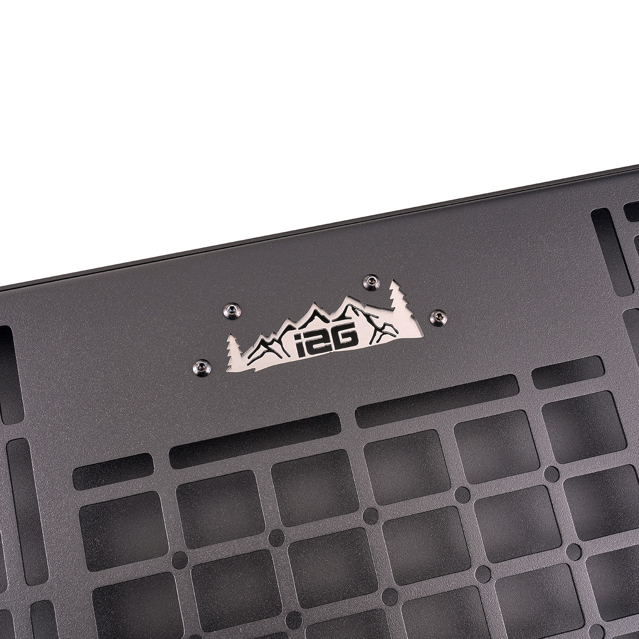 IAG Off-Road Base Camp Tailgate Table For 2021+ Ford Bronco - Logo Close-up