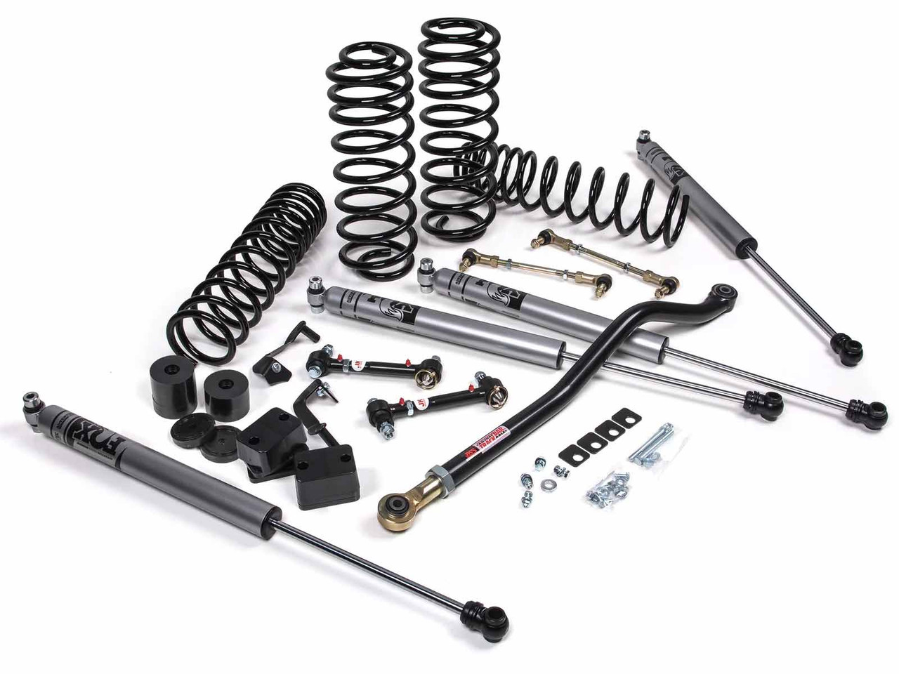 JKS 21-23 Jeep Wrangler (JL) 4xe 4Dr 2in J-Venture Suspension Lift Kit w/ Fox 2.0 Adv Series Shocks - JSPEC172KFA