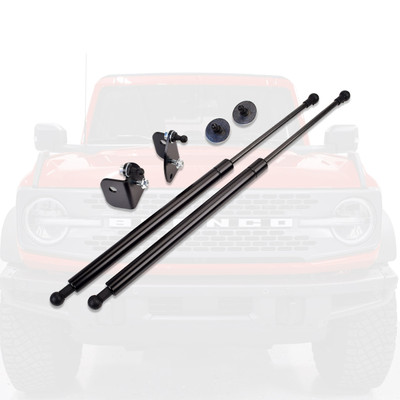 IAG EZ-Lift Hood Struts for 2021+ Ford Bronco - Steel - Black Finish IAG EZ-Lift Hood Struts for 2021+ Ford Bronco - Steel - Black Finish