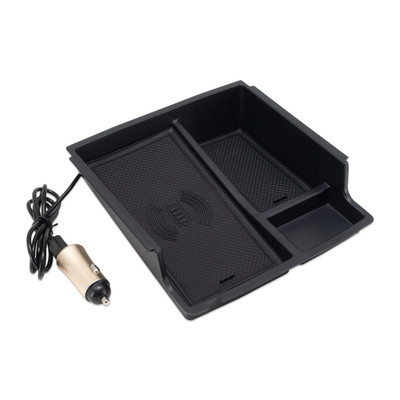 IAG I-Line Armrest Organizer with Wireless Charging Pad for 2021-24 Ford Bronco IAG I-Line Armrest Organizer with Wireless Charging Pad for 2021-24 Ford Bronco