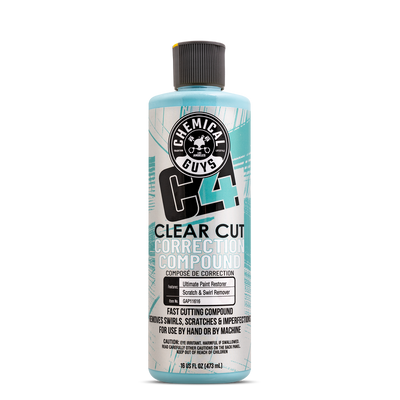 Chemical Guys C4 Clear Cut Correction Compound - 16oz Chemical Guys C4 Clear Cut Correction Compound - 16oz