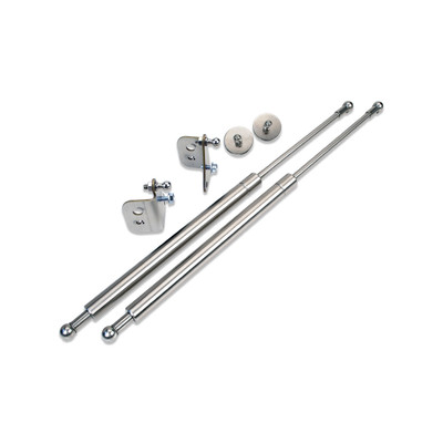 IAG EZ-Lift Hood Struts for 2021+ Ford Bronco - Stainless Steel / Silver IAG EZ-Lift Hood Struts for 2021+ Ford Bronco - Stainless Steel / Silver
