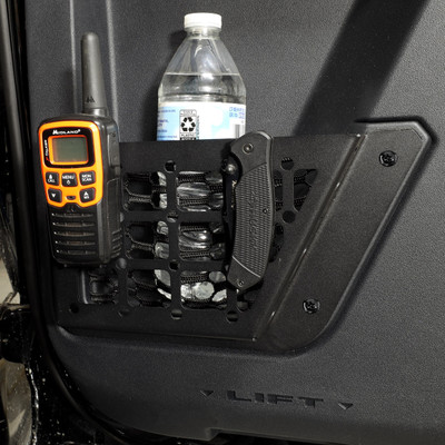 IAG I-Line Rear Door Bin Black Steel Molle for 2021+ Ford Bronco Four Door IAG I-Line Rear Door Bin Black Steel Molle for 2021+ Ford Bronco Four Door