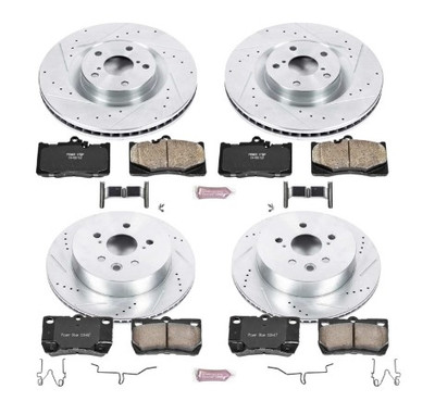 Power Stop 09-11 Lexus GS350 Front & Rear Z23 Evolution Sport Brake Kit Power Stop 09-11 Lexus GS350 Front & Rear Z23 Evolution Sport Brake Kit