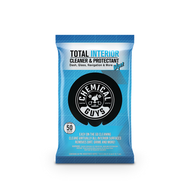 Chemical Guys Total Interior Cleaner & Protectant Wipes - 50ct Chemical Guys Total Interior Cleaner & Protectant Wipes - 50ct