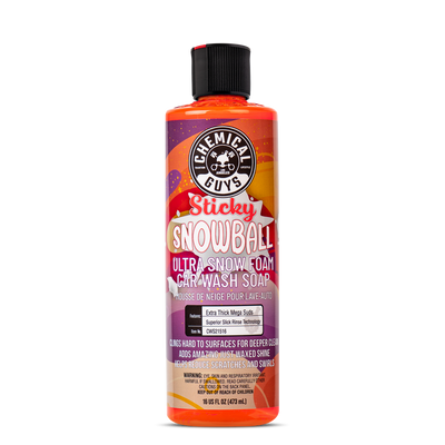 Chemical Guys Sticky Snowball Snow Foam Auto Wash - 16oz Chemical Guys Sticky Snowball Snow Foam Auto Wash - 16oz