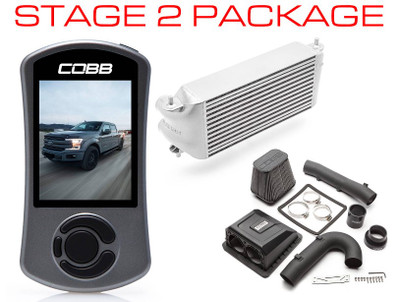 Cobb 17-19 Ford F-150 Ecoboost 3.5L w/TCM Stage 2 Power Package - Silver (Factory Loc. I/C) Cobb 17-19 Ford F-150 Ecoboost 3.5L w/TCM Stage 2 Power Package - Silver (Factory Loc. I/C)