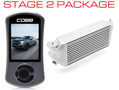 Cobb 17-19 Ford F-150 EcoBoost 3.5L Stage 2 Power Package w/TCM - Silver Cobb 17-19 Ford F-150 EcoBoost 3.5L Stage 2 Power Package w/TCM - Silver
