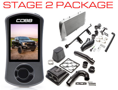 Cobb 2020 Ford F-150 EcoBoost 3.5L Stage 2 Redline Carbon Fiber Power Package - Silver Cobb 2020 Ford F-150 EcoBoost 3.5L Stage 2 Redline Carbon Fiber Power Package - Silver