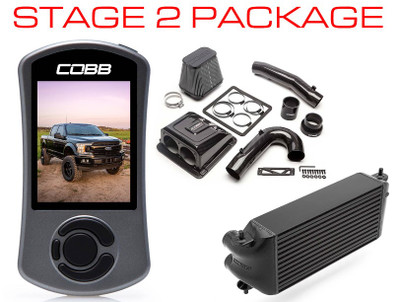 Cobb 2020 Ford F-150 Ecoboost 3.5L Stage 2 Redline CF Power Package- Black (Factory Loc. I/C) Cobb 2020 Ford F-150 Ecoboost 3.5L Stage 2 Redline CF Power Package- Black (Factory Loc. I/C)