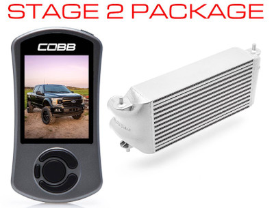 Cobb 2020 Ford F-150 Ecoboost 3.5L Stage 2 Power Package - Silver (Factory Loc. I/C + NO INTAKE) Cobb 2020 Ford F-150 Ecoboost 3.5L Stage 2 Power Package - Silver (Factory Loc. I/C + NO INTAKE)
