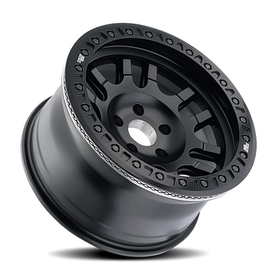 Dirty Life 9314 Canyon Race 20x10 / 8x165.1 BP / -44mm Offset / 130.8mm Hub Matte Black Wheel - 9314-2181MB44