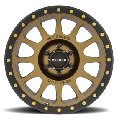 Method MR305 NV 17x8.5 25mm Offset 5x5 94mm CB Method Bronze/Black Street Loc Wheel - MR30578550925 Method MR305 NV 17x8.5 25mm Offset 5x5 94mm CB Method Bronze/Black Street Loc Wheel - MR30578550925