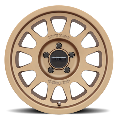 Method MR703 17x7.5 +50mm Offset 5x130 78.1mm CB Method Bronze Wheel - MR70377553950 - Front Face