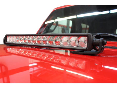 Go Rhino 18-20 Jeep Wrangler JL/JLU/Gladiator JT Light Mount - 20in Single Row - 732210T Go Rhino 18-20 Jeep Wrangler JL/JLU/Gladiator JT Light Mount - 20in Single Row - 732210T
