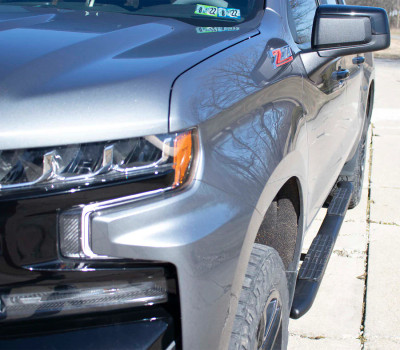 Fishbone Offroad 07-18 Chevrolet Silverado 1500/2500/3500 Double Cab Oval Side Steps -Black Textured - FB21382 Fishbone Offroad 07-18 Chevrolet Silverado 1500/2500/3500 Double Cab Oval Side Steps -Black Textured - FB21382