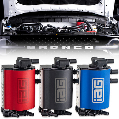 IAG Air Oil Separator AOS For 2021+ 2.7L Ford Bronco IAG Air Oil Separator AOS For 2021+ 2.7L Ford Bronco