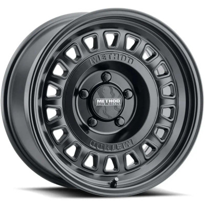 Method MR320 17x8.5 0mm Offset 5x5 BP 110.5mm CB 4.72in BS Matte Black Wheel - MR32078558500 Method MR320 17x8.5 0mm Offset 5x5 BP 110.5mm CB 4.72in BS Matte Black Wheel - MR32078558500