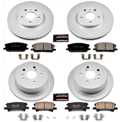 Power Stop 04-06 Lexus RX330 Front & Rear Z17 Evolution Geomet Coated Brake Kit Power Stop 04-06 Lexus RX330 Front & Rear Z17 Evolution Geomet Coated Brake Kit