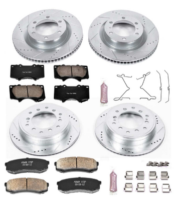 Power Stop 10-19 Lexus GX460 Front & Rear Z23 Evolution Sport Brake Kit Power Stop 10-19 Lexus GX460 Front & Rear Z23 Evolution Sport Brake Kit