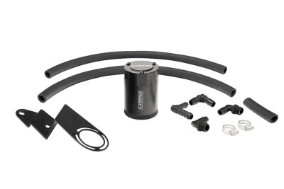 Corsa 22-24 Toyota Tundra 4WD 3.4L V6 Aluminum Oil Catch Can w/ Bracket - CC0020 Corsa 22-24 Toyota Tundra 4WD 3.4L V6 Aluminum Oil Catch Can w/ Bracket - CC0020