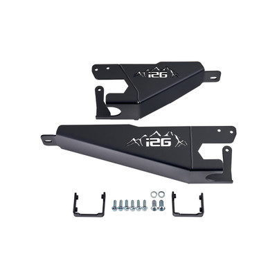 IAG Rock Shield™ Rear Shock Trailing Arm Skid Plate for 2022+ Bronco Raptor - Layout