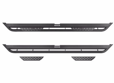 Go Rhino Dominator Xtreme DT SideSteps w/ Brackets For 2024 Toyota Tacoma Double Cab - Texture Black  Go Rhino Dominator Xtreme DT SideSteps w/ Brackets For 2024 Toyota Tacoma Double Cab - Texture Black