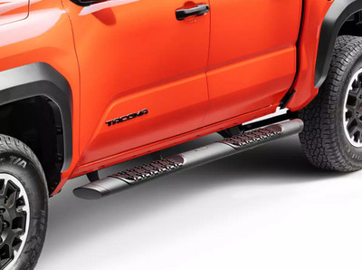 Go Rhino V-Series V3 Side Step Kit (w/Brackets) For 2024 Toyota Tacoma - Installed