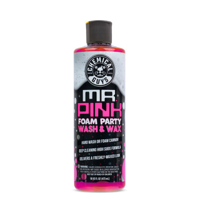 Chemical Guys Mr. Pink Foam Party Vehicle Wash Soap- 16oz - CWS22116 Chemical Guys Mr. Pink Foam Party Vehicle Wash Soap- 16oz - CWS22116