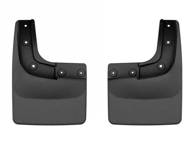 WeatherTech No Drill Rear MudFlaps For 2024+ Ford Ranger - Black