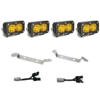 Baja Designs 2025+ Toyota 4Runner TRD Pro/Trailhunter S2 Sport OEM Fog Light Kit - Amber - 448285