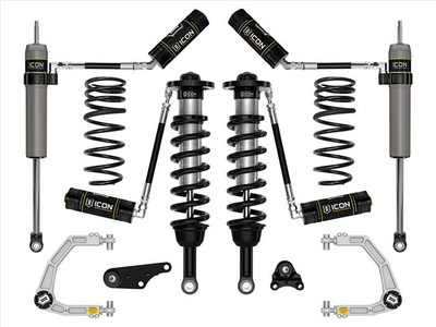Icon 2024+ Toyota Tacoma 1.25-3in Stage 4 Suspension System w/ Billet Overland Rear Coils - K53294X