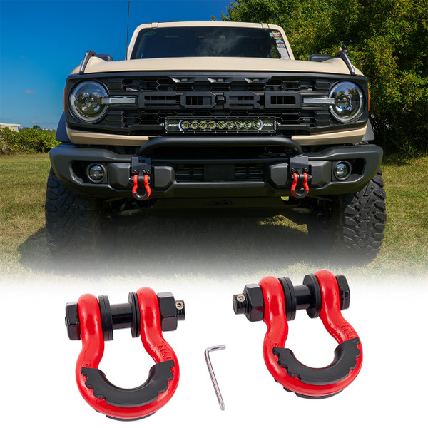 IAG I-Line Front Recovery Shackles for 2021+ Ford Bronco
