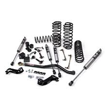 JKS Jeep JL J-Kontrol 3.5in 4Dr w/Fox 2.0 Performance Series Shocks HD Rate Coils - JSPEC142KFP