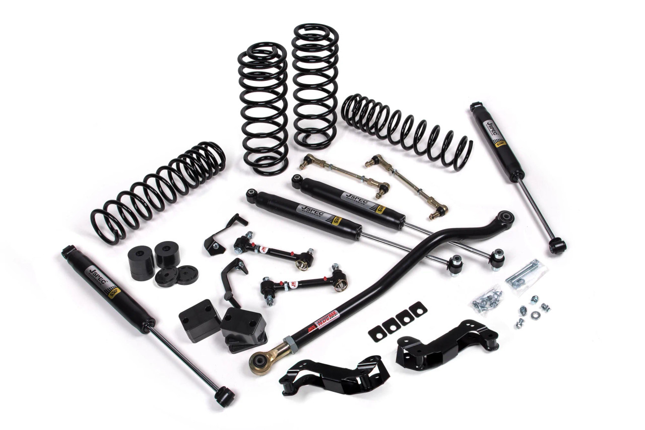 JKS 18-21 Jeep JL J-Kontrol 3.5in 4Dr w/Fox Adventure Series Shocks HD Rate Coils - JSPEC142KFA