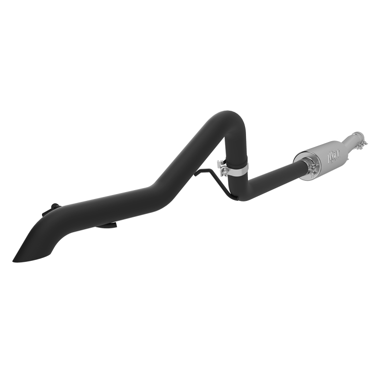 MBRP 2007-2009 Jeep Wrangler (JK) 3.8L V6 4 dr Off-Road Tail Pipe Muffler before Axle - S5514BLK