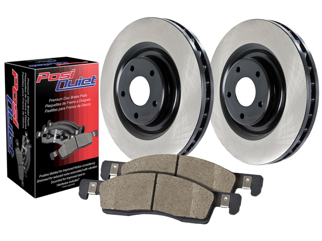 Centric OE Coated Rear Brake Kit (2 Wheel)